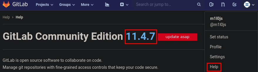 Ready - Hack The Box - m1l0js.io